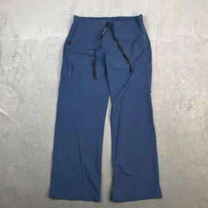 Carhartt C52110 Scrub Cargo Pants Blue Medical Workwear Womens Petite M